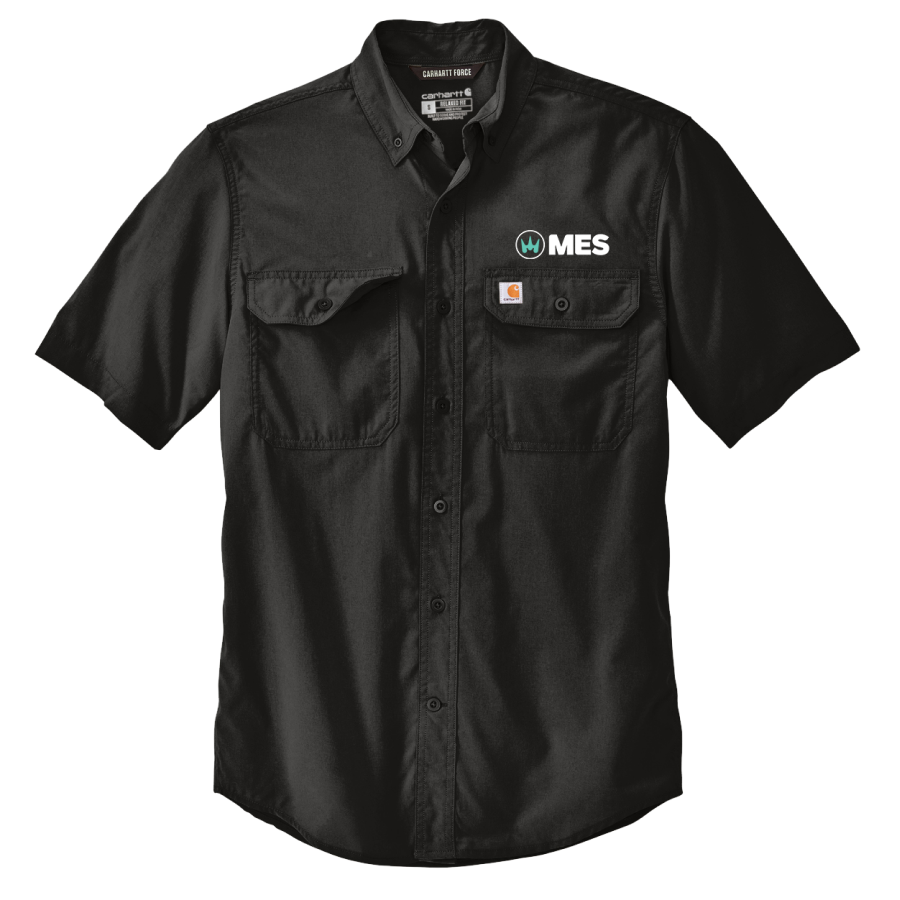 Carhartt Force Sun Defender Chambray Relaxed Button Up - Image 6