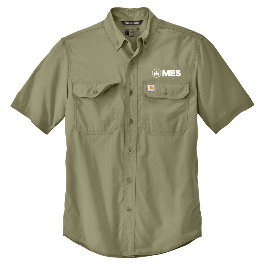 Carhartt Force Sun Defender Chambray Relaxed Button Up