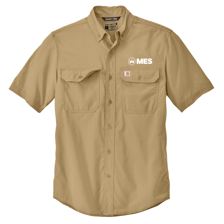 Carhartt Force Sun Defender Chambray Relaxed Button Up - Image 2