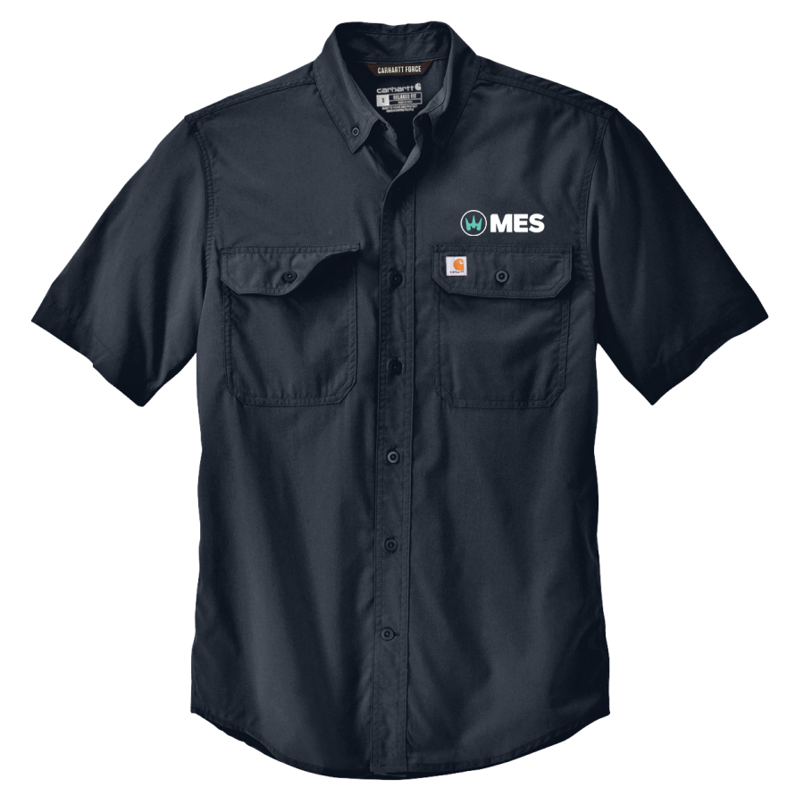 Carhartt Force Sun Defender Chambray Relaxed Button Up - Image 3